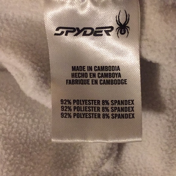 Spyder Hoodie Snowboard Shred Stretch neon spandex jacket coat LG - Picture 12 of 13